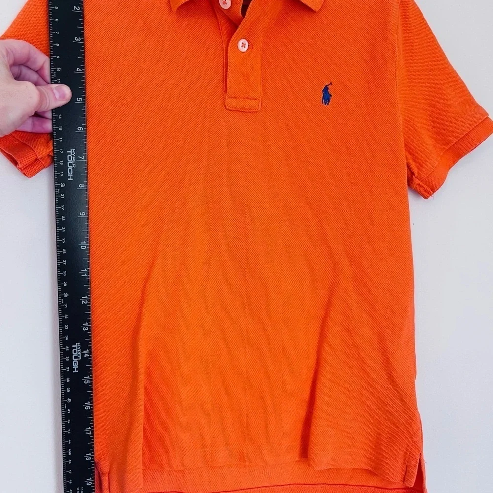 Ralph Lauren Orange Polo Shirt Classic Design